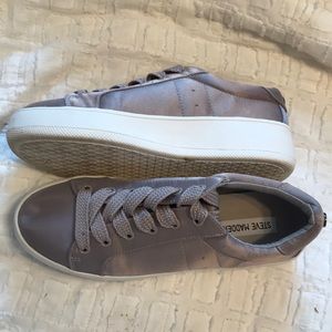 Steve Madden silk platform sneakers
